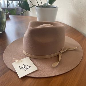 Lack of color Zulu hat in sand, size small 55cm